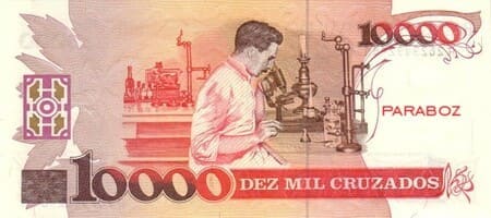 Brezilya 10.000 BRL arka yüz