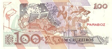 Brezilya 100 BRL arka yüz