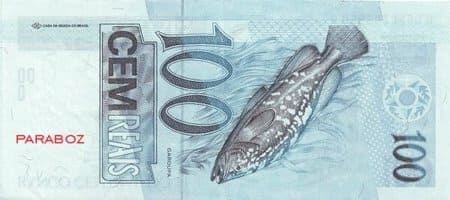 Brezilya 100 BRL arka yüz
