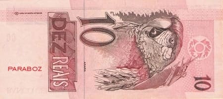 Brezilya 10 BRL arka yüz