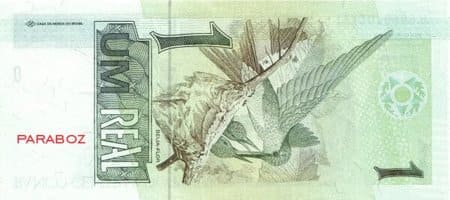 Brezilya 1 BRL arka yüz