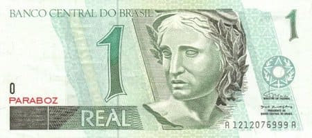 Brezilya 1 BRL ön yüz