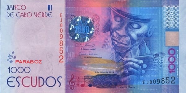 Cape Verde 1.000 CVE ön yüz