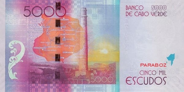 Cape Verde 5.000 CVE arka yüz
