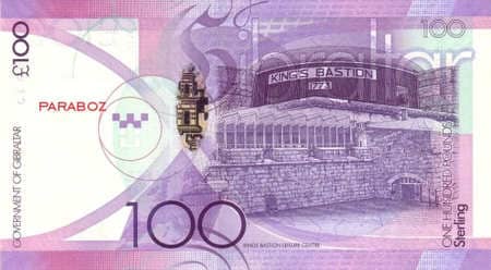 Cebelitarık 100 GIP arka yüz