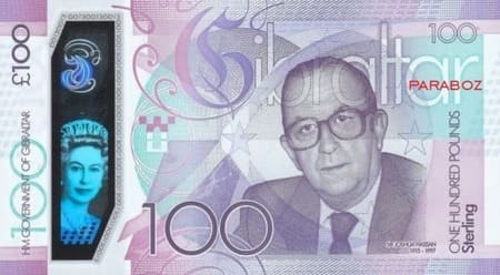 Cebelitarık 100 GIP arka yüz