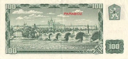 Çek Cumhuriyeti 100 CZK arka yüz