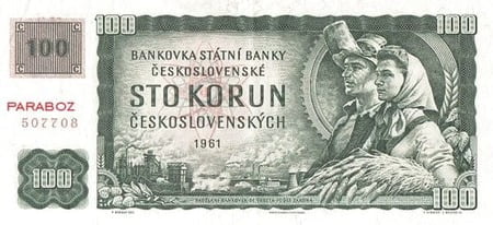 Çek Cumhuriyeti 100 CZK ön yüz