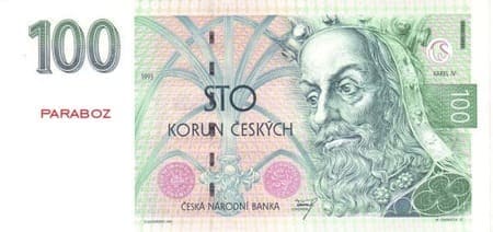 Çek Cumhuriyeti 100 CZK ön yüz