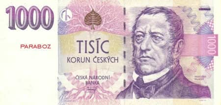 Çek Cumhuriyeti 1.000 CZK ön yüz