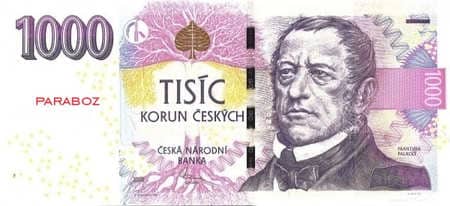 Çek Cumhuriyeti 1.000 CZK ön yüz