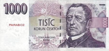 Çek Cumhuriyeti 1.000 CZK ön yüz