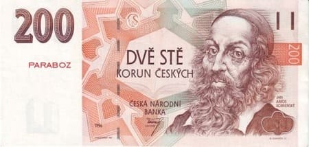 Çek Cumhuriyeti 200 CZK ön yüz