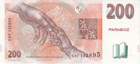 Çek Cumhuriyeti 200 CZK arka yüz