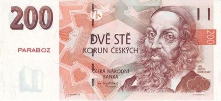 Çek Cumhuriyeti 200 CZK ön yüz