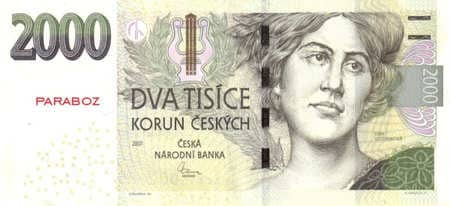 Çek Cumhuriyeti 2.000 CZK ön yüz