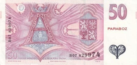Çek Cumhuriyeti 50 CZK arka yüz