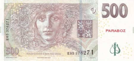 Çek Cumhuriyeti 500 CZK arka yüz