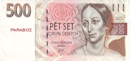 Çek Cumhuriyeti 500 CZK ön yüz