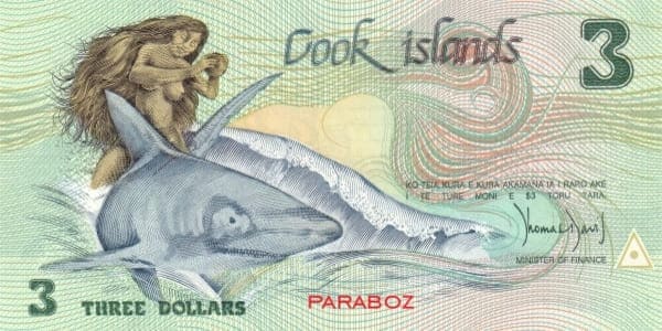 Cook Adaları 3 ön yüz