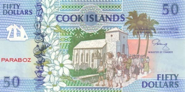 Cook Adaları 50 ön yüz