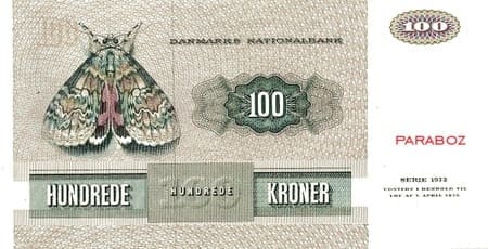 Danimarka 100 DKK arka yüz