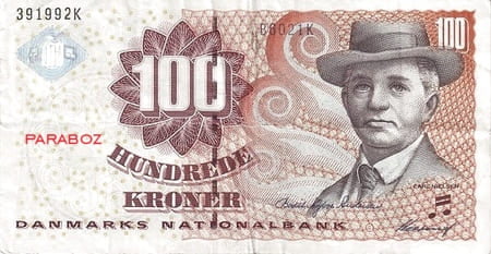 Danimarka 100 DKK ön yüz