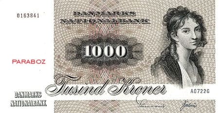 Danimarka 1.000 DKK ön yüz