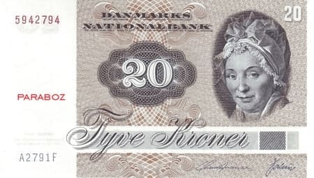 Danimarka 20 DKK ön yüz