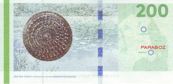 Danimarka 200 DKK arka yüz