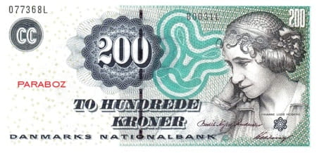 Danimarka 200 DKK ön yüz