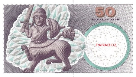 Danimarka 50 DKK arka yüz