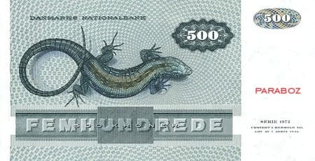 Danimarka 500 DKK arka yüz