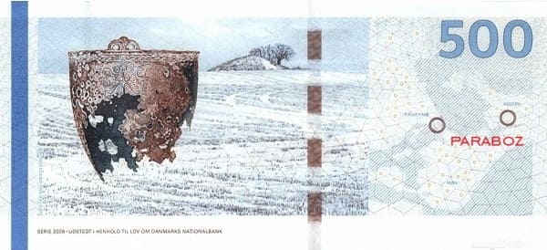 Danimarka 500 DKK arka yüz