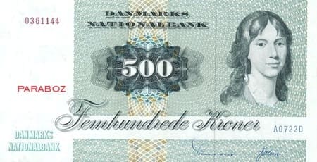 Danimarka 500 DKK ön yüz