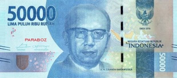 Endonezya 50.000 IDR ön yüz