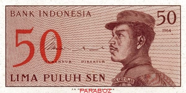 Endonezya 0,5 IDR ön yüz