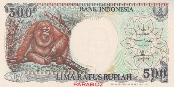Endonezya 500 IDR ön yüz