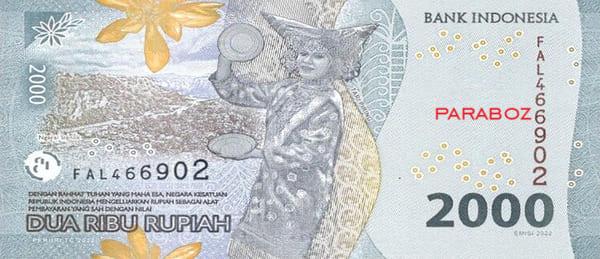 Endonezya 2.000 IDR arka yüz