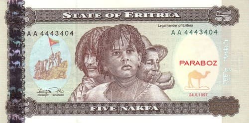 Eritre 5 ERN ön yüz