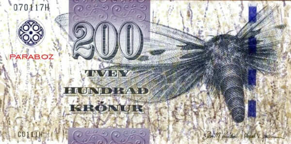 Faroe Adaları 200 FOK ön yüz