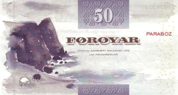 Faroe Adaları 50 FOK arka yüz