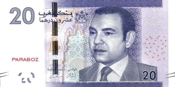 Fas 20 MAD ön yüz