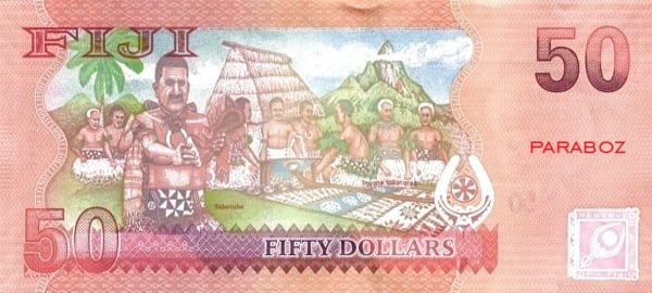 Fiji 50 FJD arka yüz