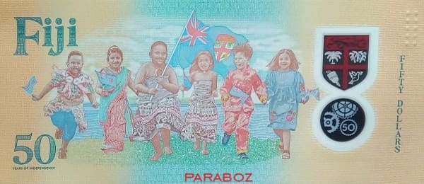 Fiji 50 FJD arka yüz