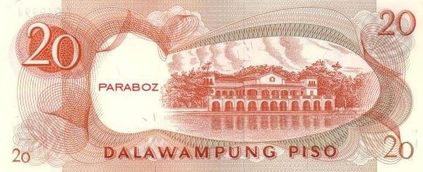 Filipinler 20 PHP arka yüz