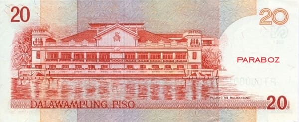 Filipinler 20 PHP arka yüz