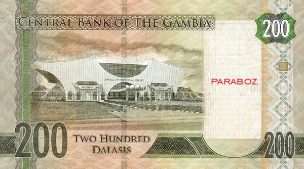 Gambiya 200 GMD arka yüz