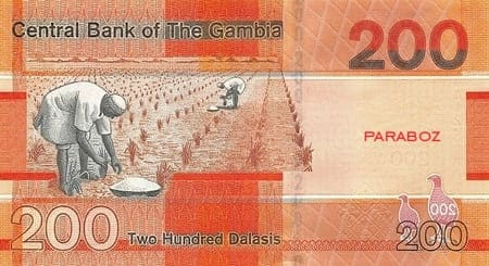 Gambiya 200 GMD arka yüz