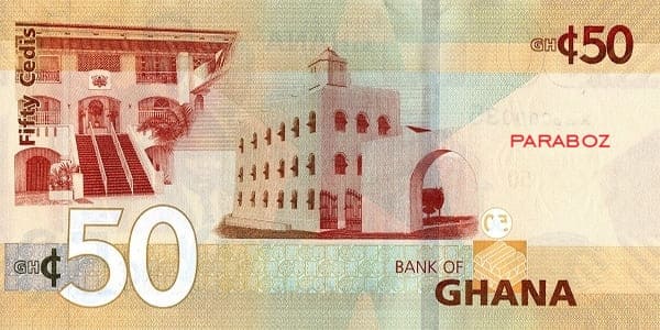 Gana 50 GHS arka yüz